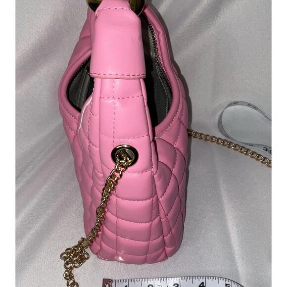 Quilted Top Handle Convertible Swing Bag - Picture 10 of 11